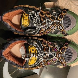 Gucci flashtrex sneaker with removable crystals